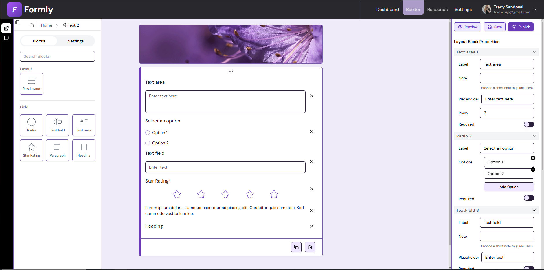 Build forms like your playing with Legos